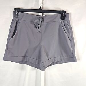 Reebok Womens Gray Athletic Shorts Size Medium